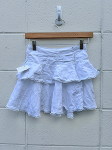 White Fox Short Skirt Size Extra Small