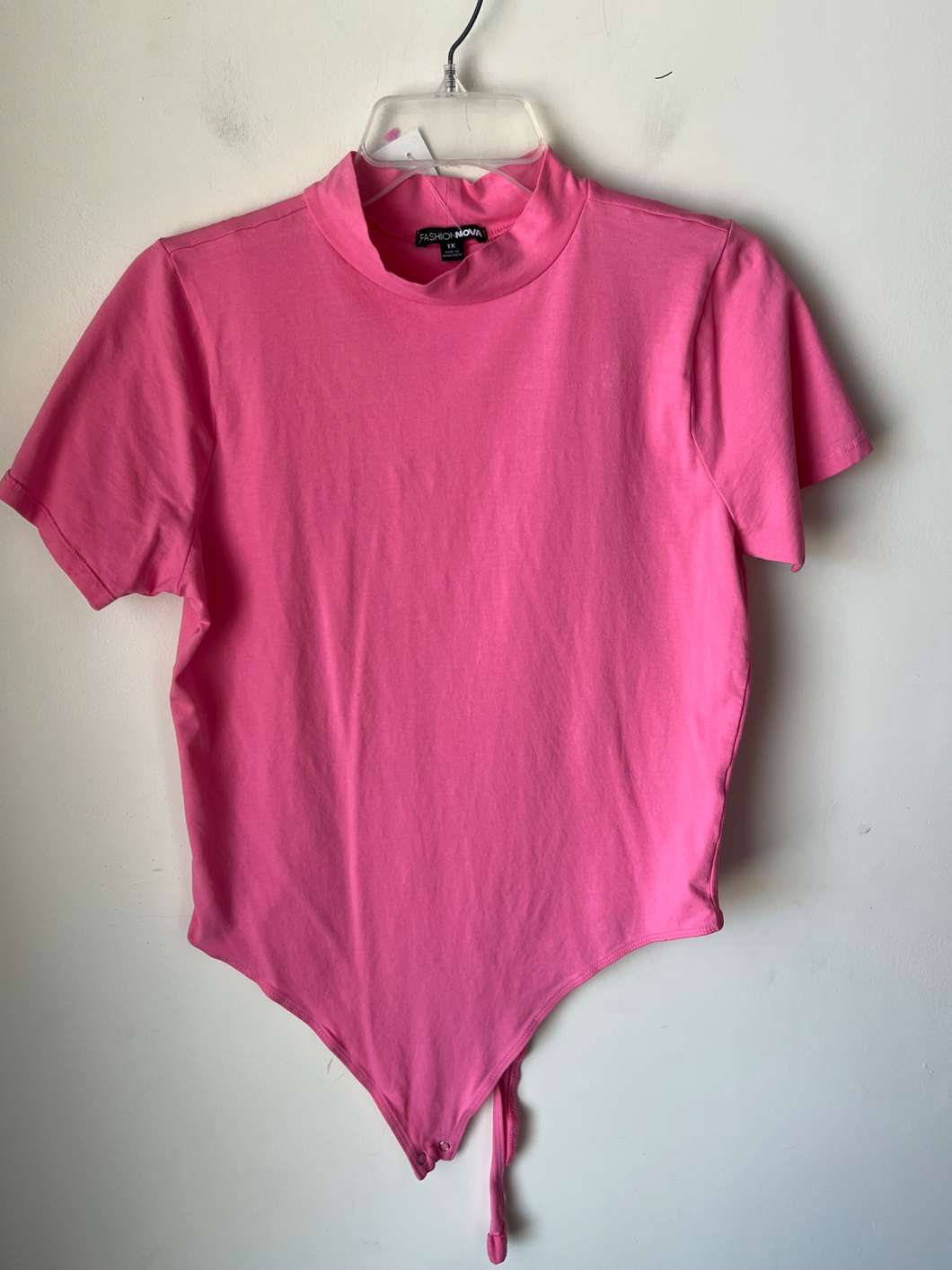 Fashion Nova Womens Tops Bodysuit 1X Large