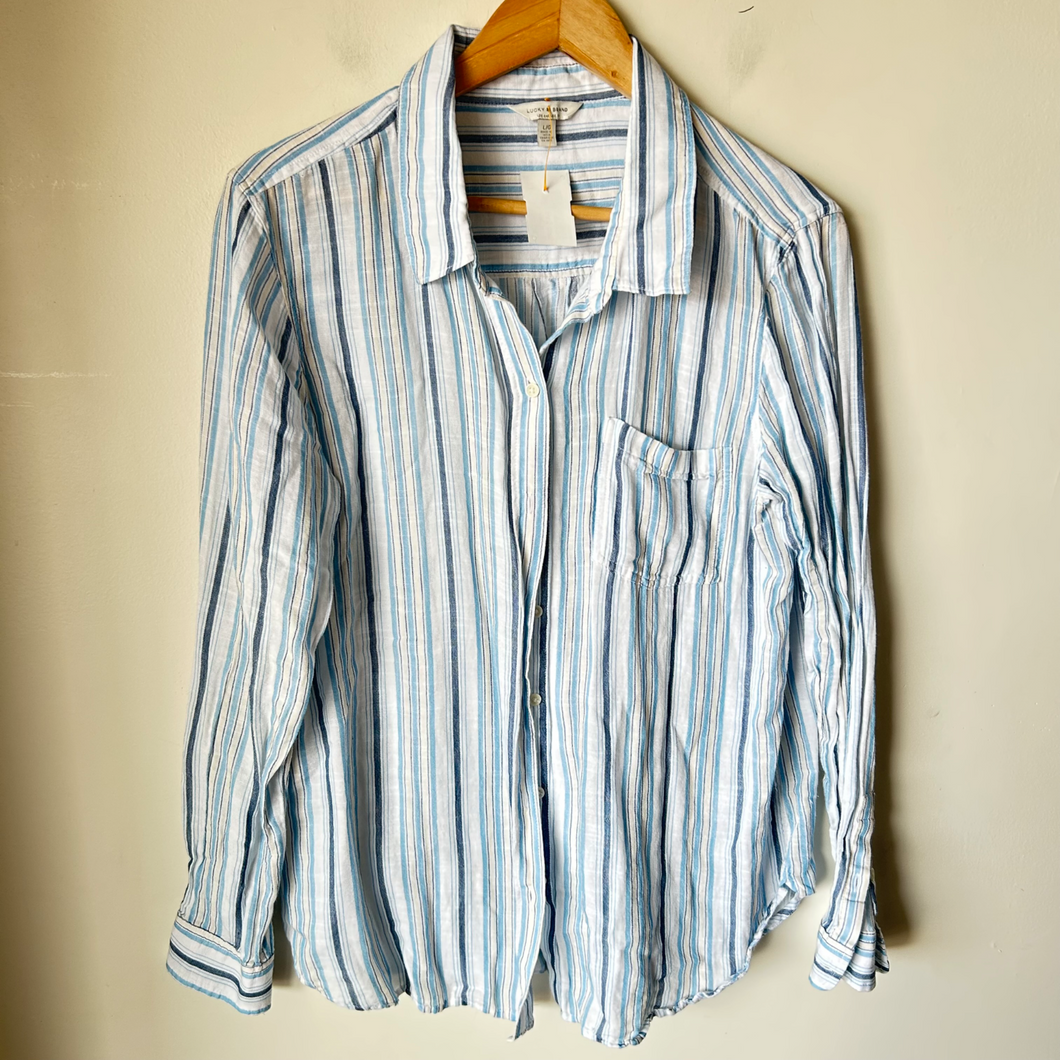 Lucky Brand Long Sleeve Top Size Large