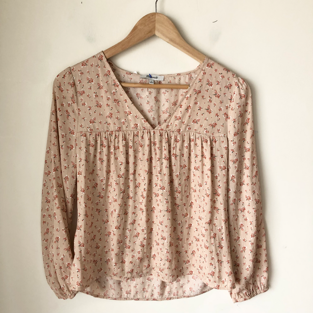 Madewell Long Sleeve Top Size Small